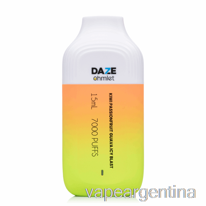 7 Daze Ohmlet 7000 Vape Desechable Kiwi Maracuyá Guayaba Icy Blast Descartable